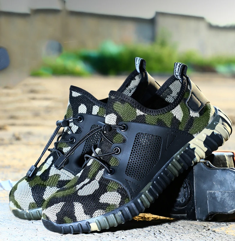 Уличная Рабочая страховая обувь защитная с защитой от Разбивания и пирсинга