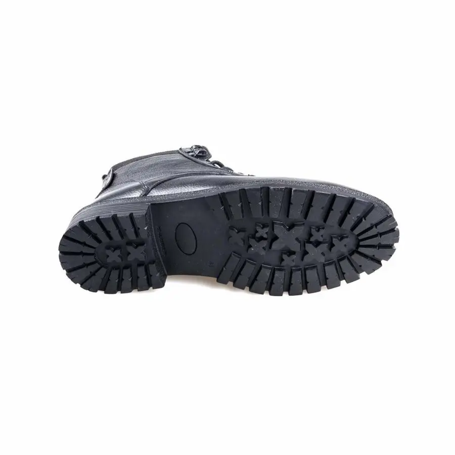 

Men Boots Kinetix Wlmera Black Men'S Casual Lace-Up Leather Boot