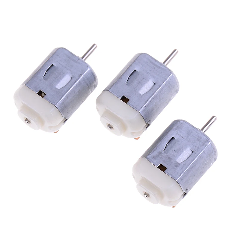 3 шт. миниатюрный двигатель постоянного тока сделай сам для игрушек 130 маленький