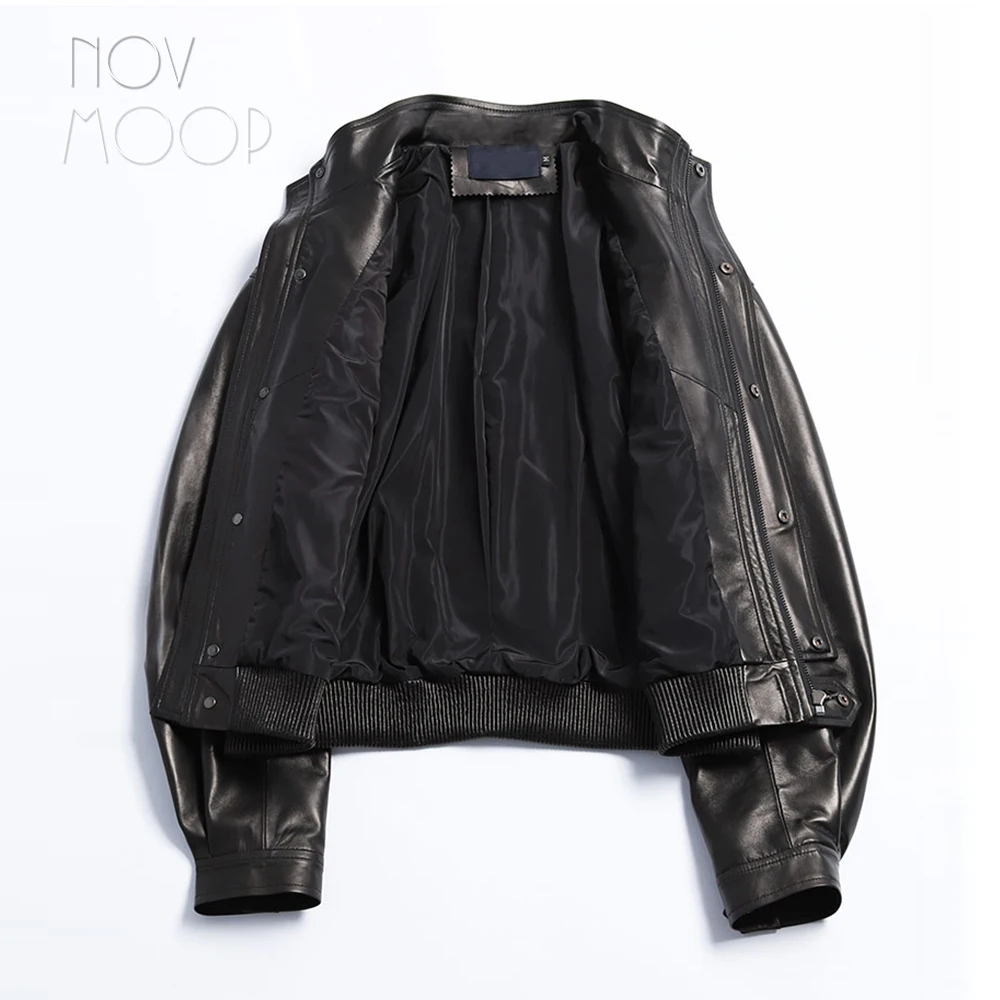 Novmoop 2019 Высокая уличная Новая модная шикарная Повседневная стильная куртка из
