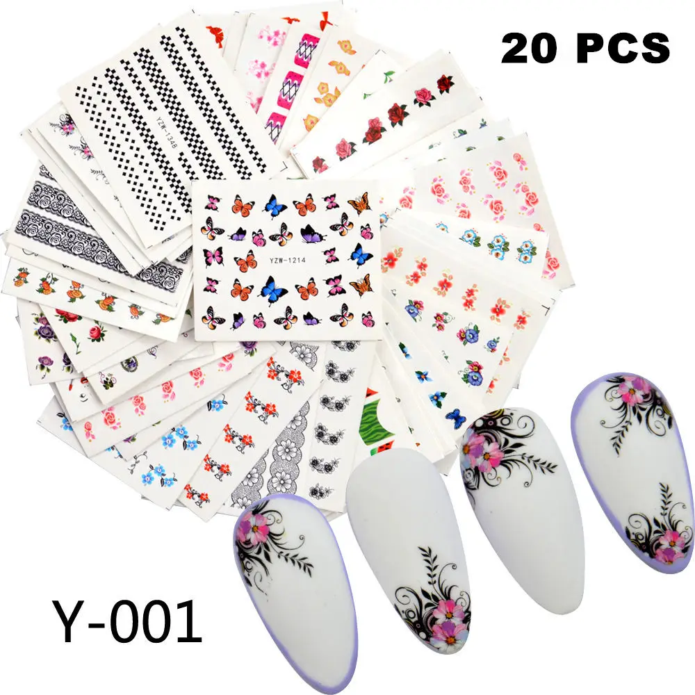 Набор наклеек для дизайна ногтей 1 комплект | Красота и здоровье