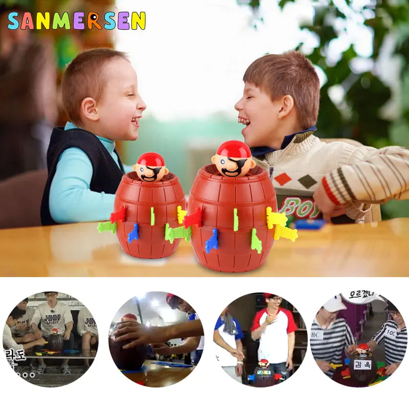 Забавная детская игрушка Пиратская модель счастливая выдвижная Детская