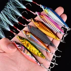 7 шт., рыболовная приманка, металлический зажим, ложка для забрасывания, 14 г, 21 г, 30 г