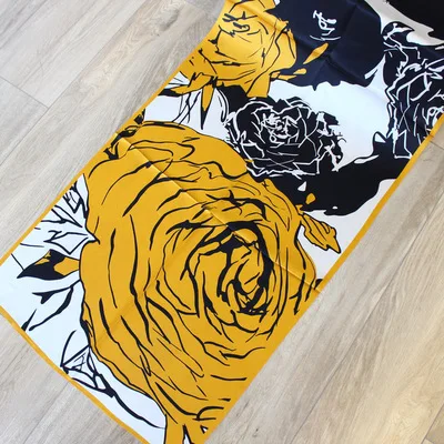 

KMS silk scarf shawl long wild silk scarf shawl Summer and Spring Sunscreen for Girl Lady Women 53*170cm