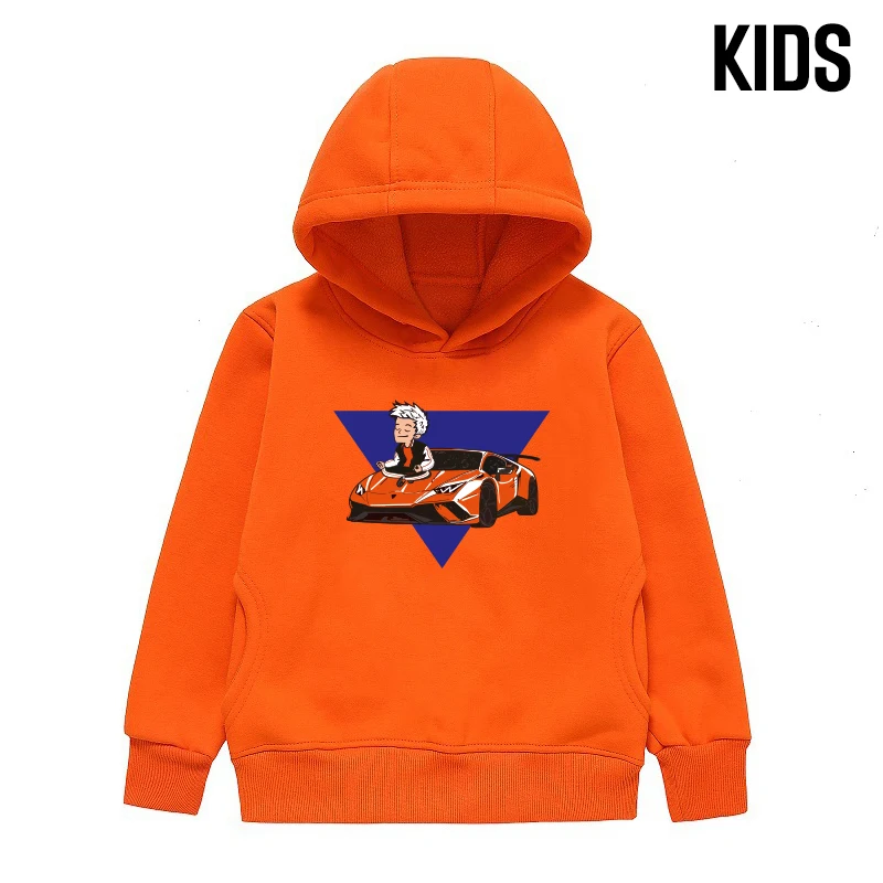 Детская толстовка с капюшоном Merch A4 Lamba для мальчиков на весну и осень
