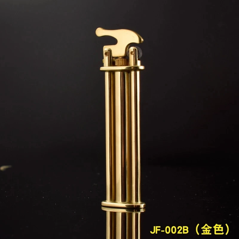 Необычная винтажная ретро-зажигалка JiFeng с тремя трехзубьями из чистой латуни