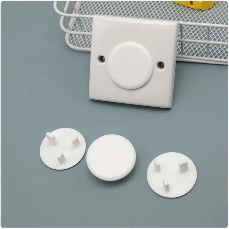 Enchufe de salida el&eacute;ctrico para beb&eacute;, protecci&oacute;n de seguridad, cubierta de enchufes para Reino Unido, 20 unids/lote-0