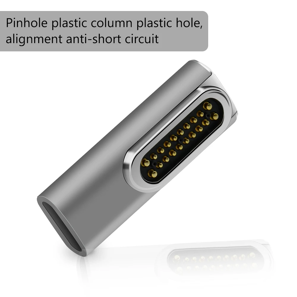 Магнитный Переходник USB C 9 контактов 20 24-контактный разъем PD 100 Вт Быстрая зарядка