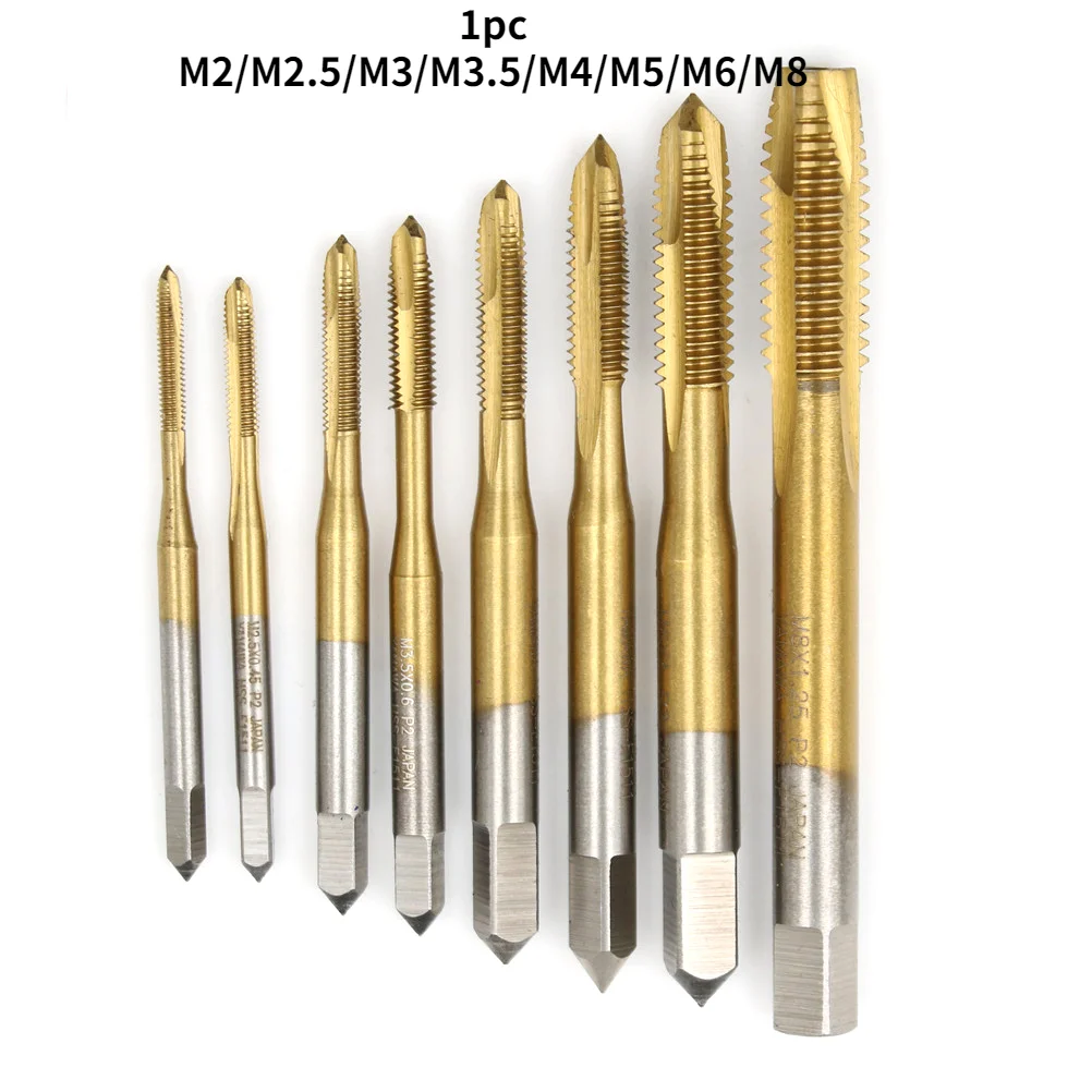 Ручные инструменты титановый конический спиральный кран с прямой канавкой