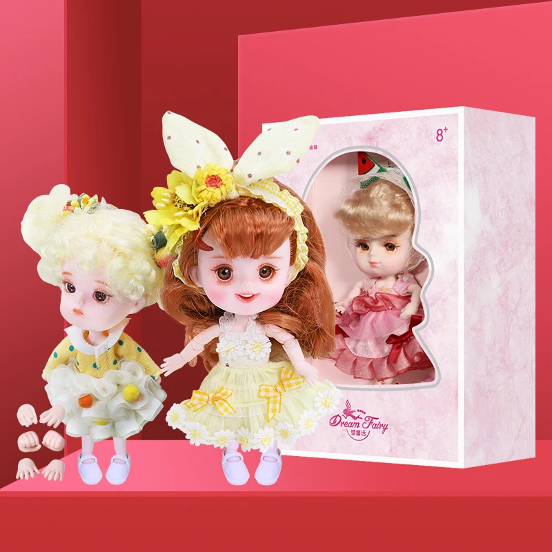 Сказочная кукла сюрприз LOLS 1/12 BJD 26 шарнирных тела мини ob11 с одеждой обувью 14 см
