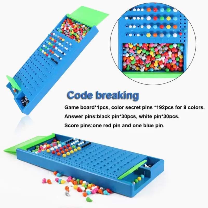 

2022 Family Funny Puzzle Game Code Breaking Toy Educational Intelligence Game Mastermind Intellectual Development mastermind
