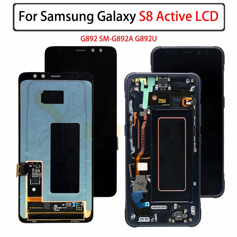 

Suitable for Samsung G892 SM-G892A g892u LCD monitor with touch screen, replaceable digital conversion Samsung Galaxy s8 active
