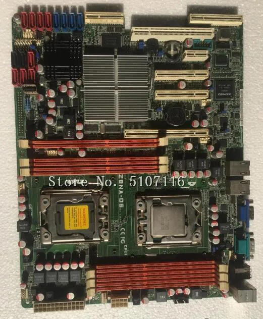 Высококачественная десктопная материнская плата для телефона Φ D6C X58 1366