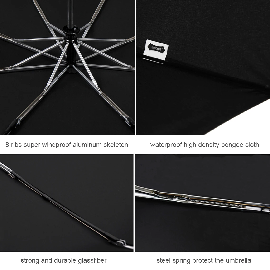 

Big Automatic Umbrella Metal Windproof Folding Big Umbrella Rain Men Women 114cm Quick-Drying 8 Ribs Golf Ombrelli Gift Sy074
