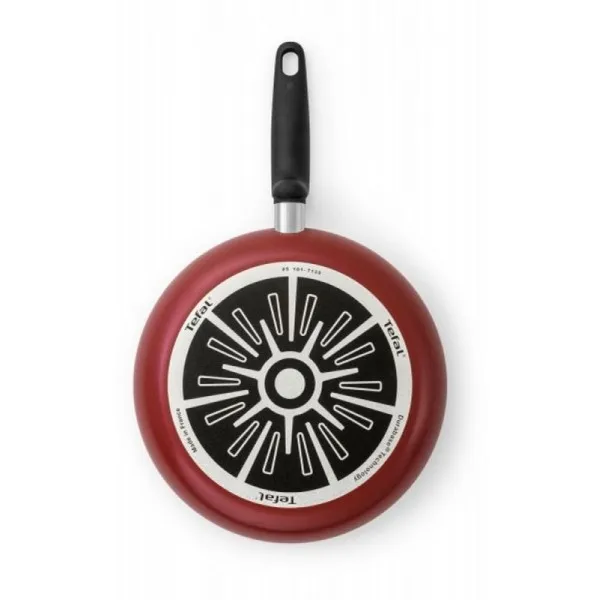 Сковорода tefal tempo 04171124 круглая 24см покрытие: антипригарное ручка несъемная (без