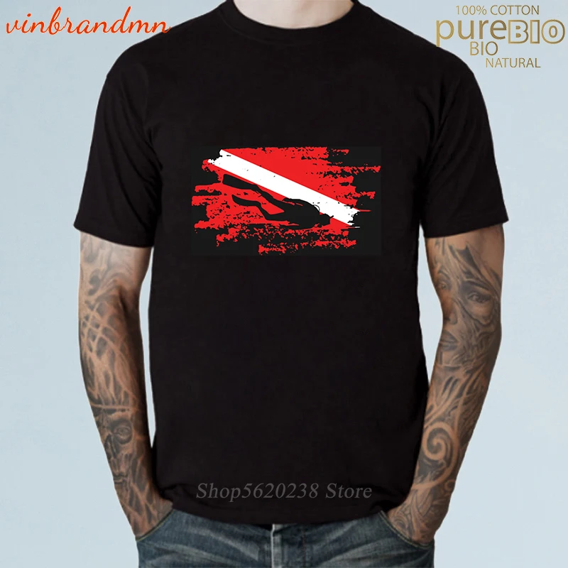 

Футболка с коротким рукавом для дайвинга, хипстерская футболка для скейтборда