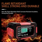 12 В 6 А умное автомобильное зарядное устройство для мотоцикла автомобильное свинцово-Кислотное гелевое умное зарядное устройство цифровой ЖК-дисплей автомобильные аксессуары