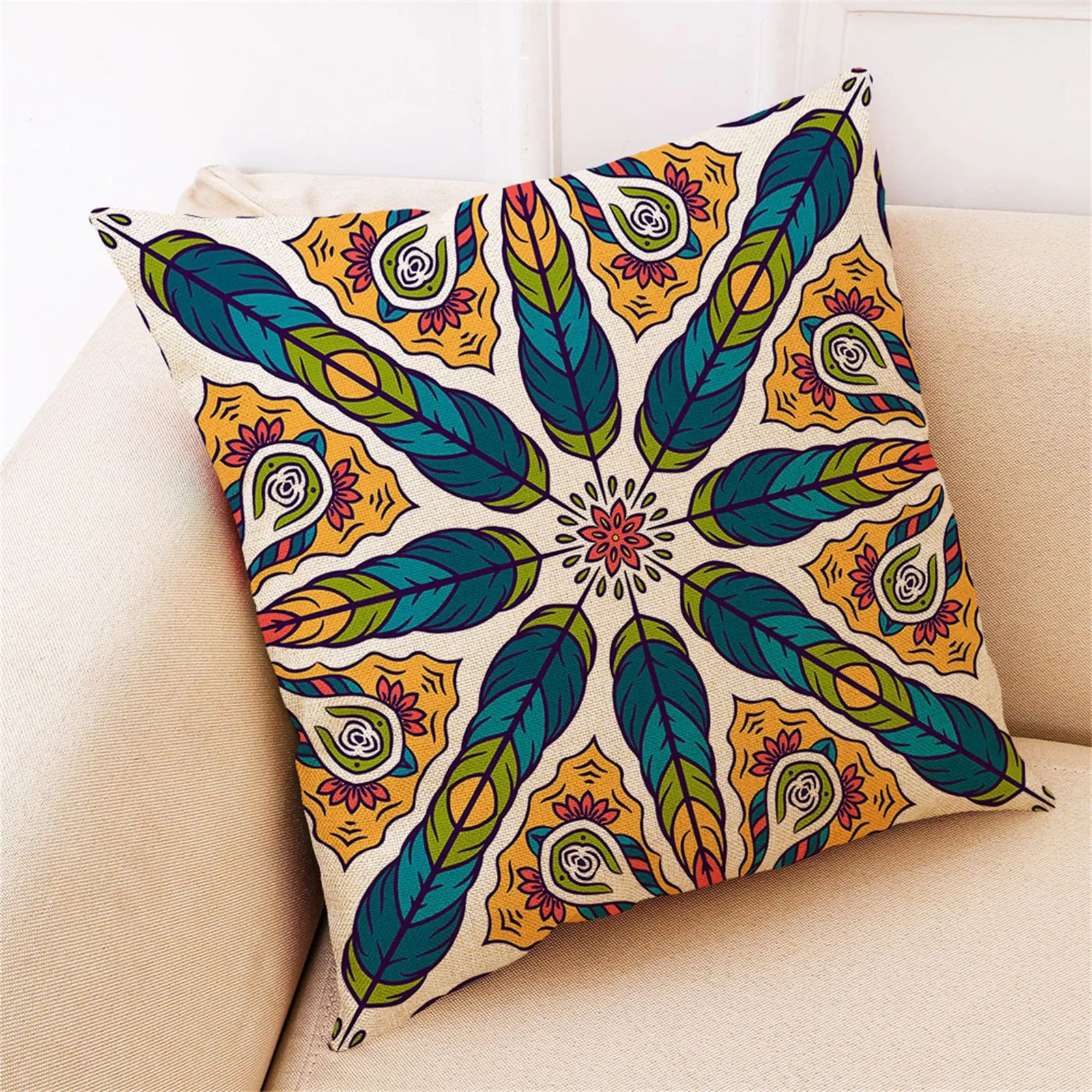 Домашний декор Чехлы красивое растение серии Подушка Чехол деко Гостиная