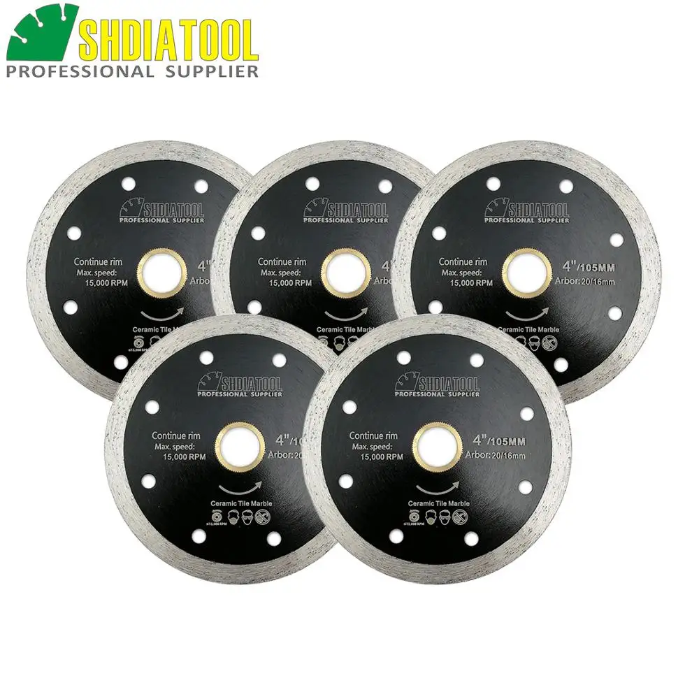 Тонкое алмазное лезвие SHDIATOOL диск для резки пилы горячего прессования 5 шт.