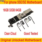 Заводская разблокированная материнская плата для iphone SE с Touch IDбез Touch ID, оригинальная логическая плата для iphone 5SE SE