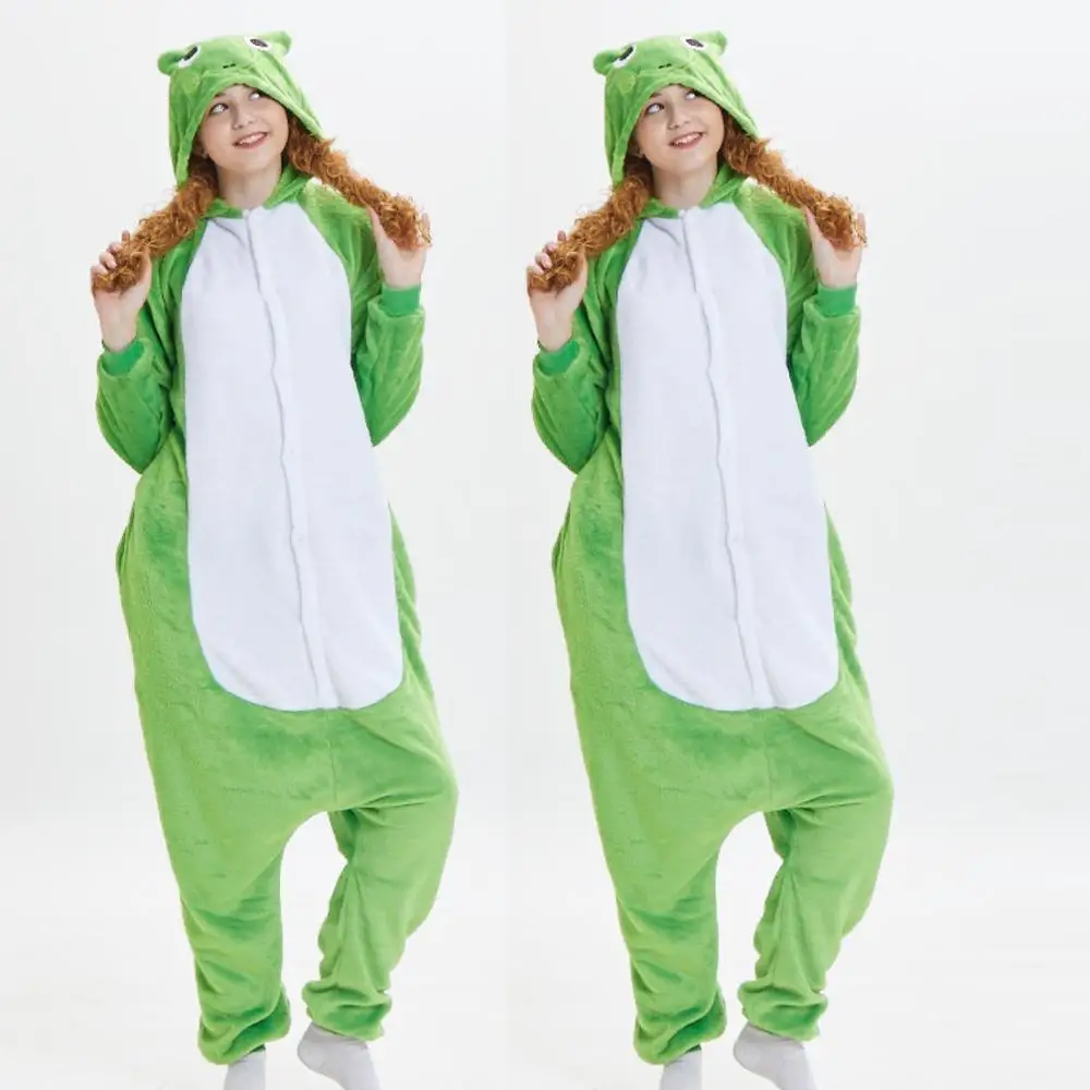 

2021 Женские Фланелевые комбинезоны Мультяшные животные цельные пижамы милые женщины мужчины зимние теплые пижамы взрослые пижамы Pijima Mujer