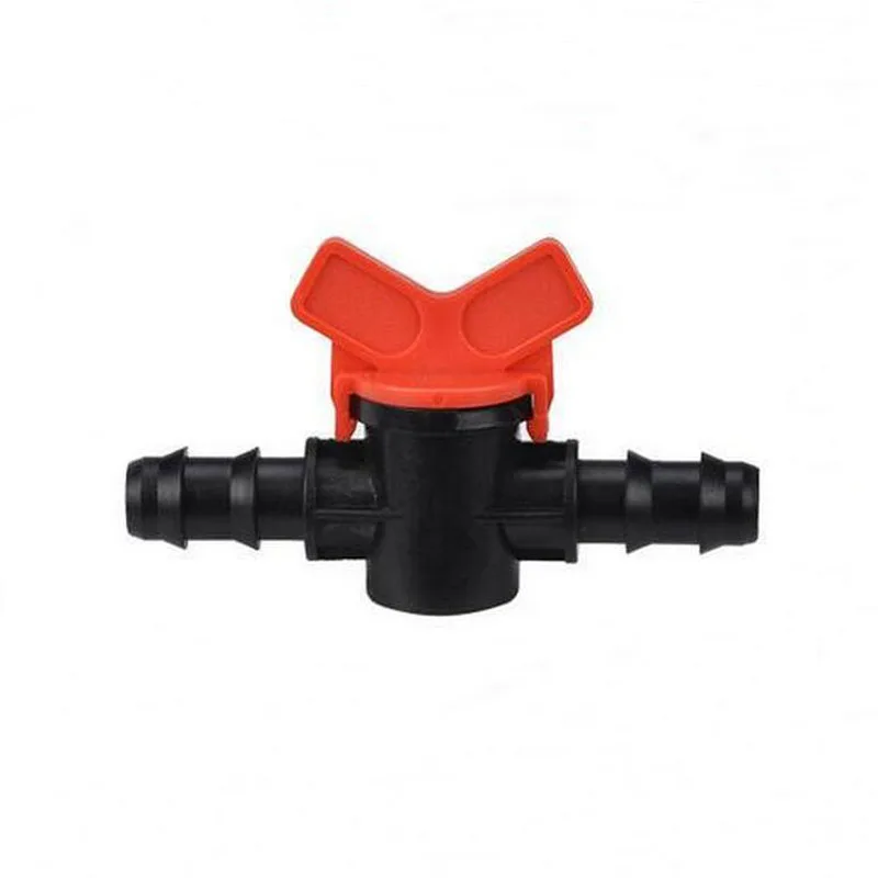 Горячая 5 шт. Пластик 16 мм Диаметр орошения воды шланг Клапан переключатель