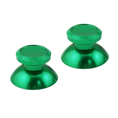 Алюминиевый металлический 3D Аналоговый джойстик для Playstation 4 PS4 Slim Pro thumb Stick grip cap Замена для xbox ONE контроллер - Цвет: Зеленый