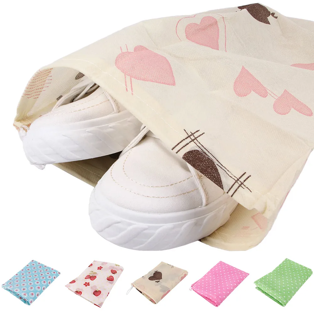 Портативный пыленепроницаемый пакет отделение для обуви дорожный мешочек