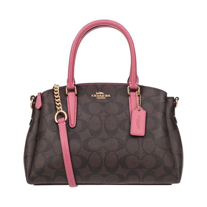 Coach Signature Mini Sage Carryall сумка через плечо F29434/F50054 - Цвет: F29434IMLOQ