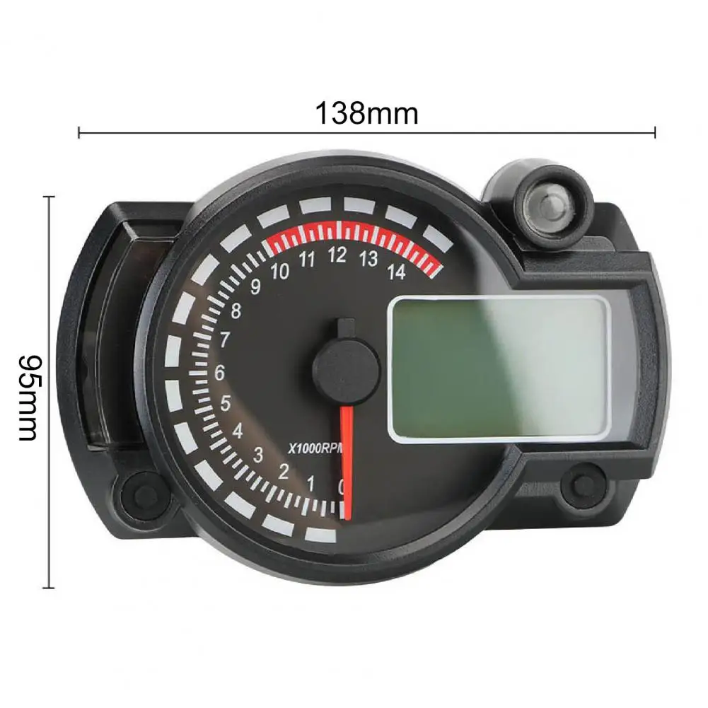 Высококачественный Спидометр ABS для мотоцикла Многофункциональный
