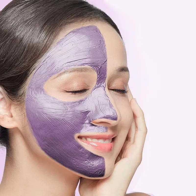 

Green Tea Volcanic Mud Cleansing Mask Mud Refreshing Oil Control, Anti-acne, Brightening Skin Tone, Moisturizing Eggplant Mud