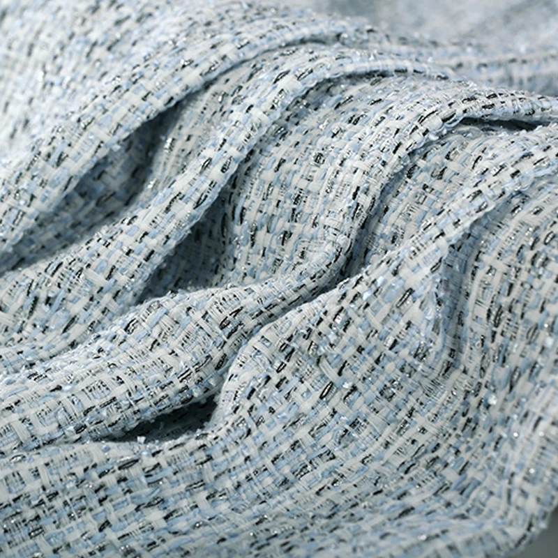 19 новая весенняя твидовая ткань полиэстер нейлон акрил для женщин платье пальто