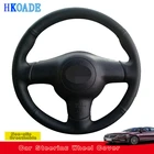 Сделай сам, кожаные автомобильные аксессуары из микрофибры на заказ, чехол на рулевое колесо для Toyota Corolla caldine RAV4 (США) Scion, интерьер автомобиля