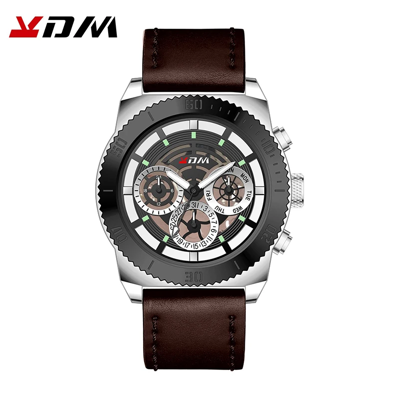 Часы наручные KDM мужские кварцевые аналоговые модные спортивные