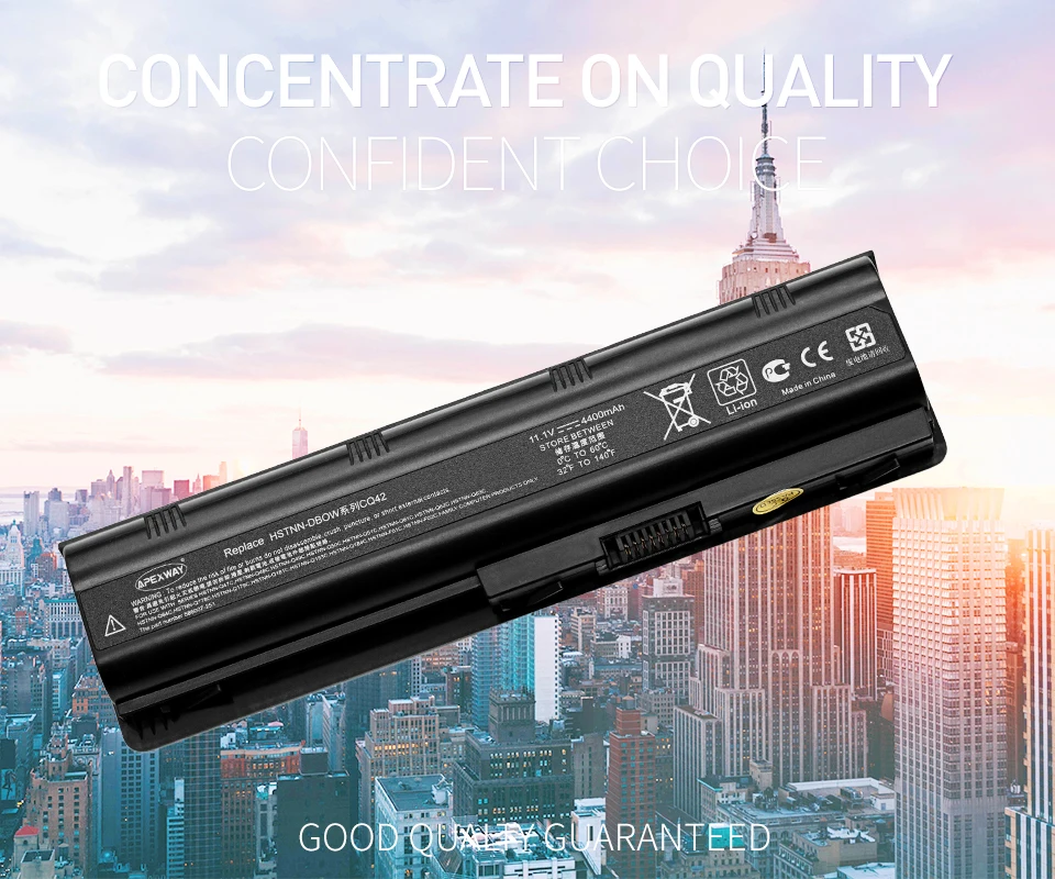 Apexway 6 ячеек Батарея для hp pavilion g6 Батарея G4 G6 G7 G62 G62T G72 MU06 HSTNN-UBOW Presario CQ42 CQ56 CQ62