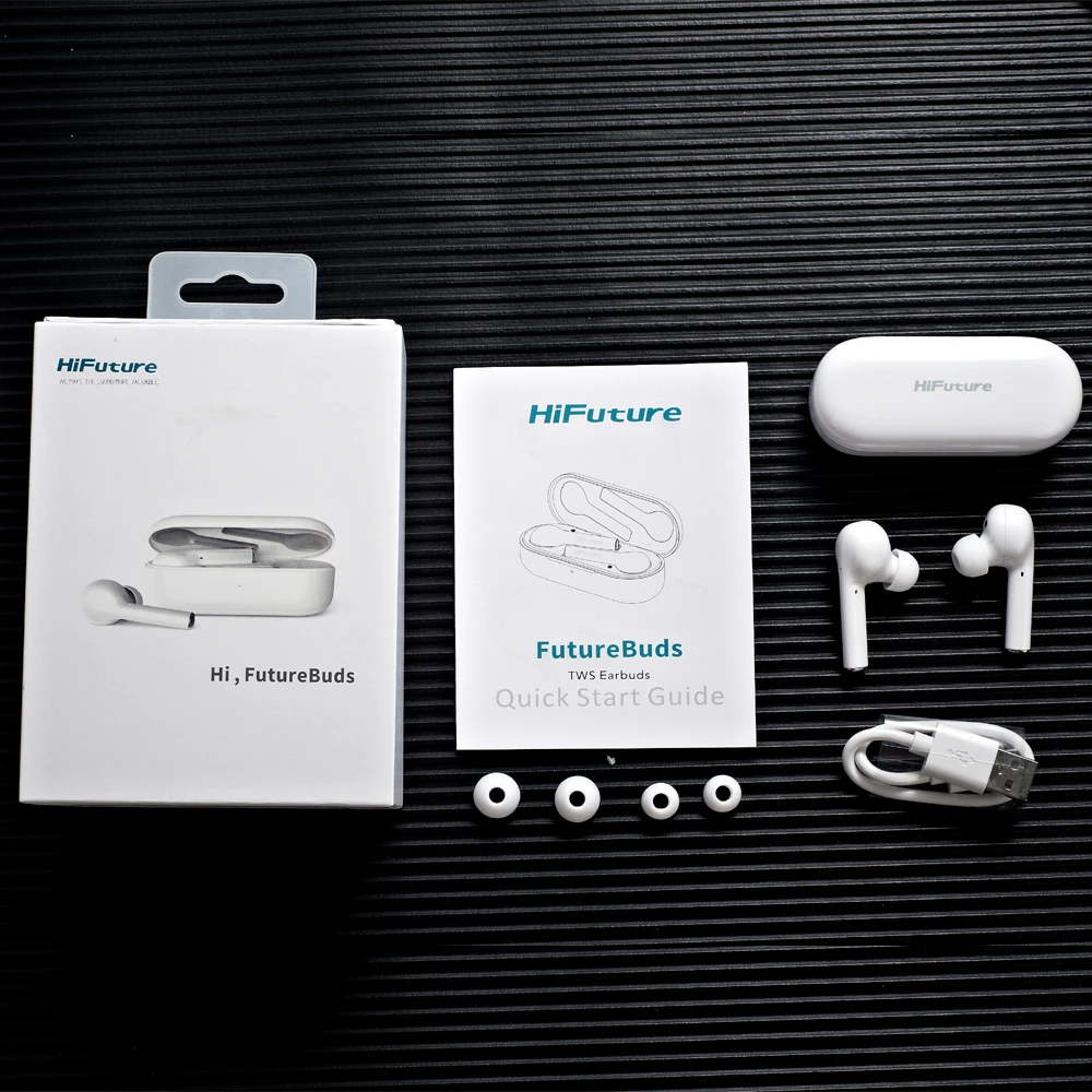 Hifuture Futurebuds с Hi-Res AudioTWS Bluetooth беспроводной наушник 12 часов время воспроизведения водонепроницаемый контроль крана 2 года гарантии