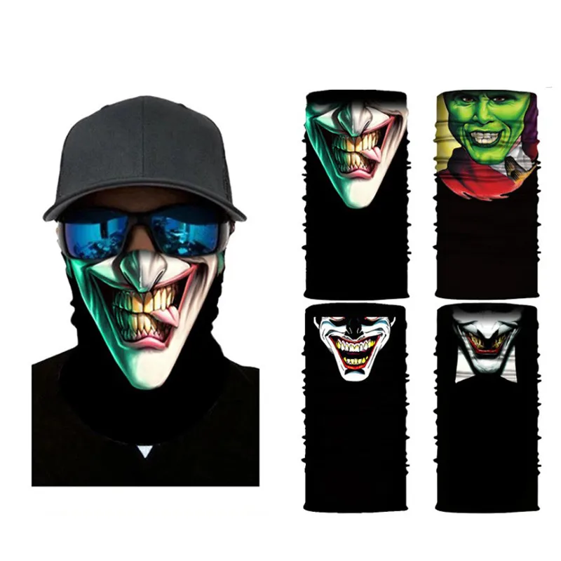 

Neck Bandanas Headband Face Bandana Punisher Masks Ski Hiking Venom Gaiter Scarf Cyclist Men Mask Balaclava 3D Men Bandana Venom