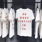 Лидер продаж 2021, футболки в стиле хип-хоп Канье Уэста Пабло I Feel Paul Yzy, футболки для вечеринок NO MORE Party IN LA для мужчин и женщин, уличная футболка из 100% хлопка