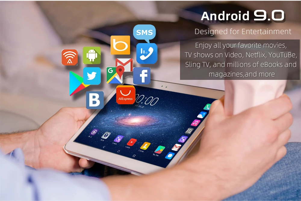 2.5D стальной экран 10,1 дюймов планшет Android 9,0 3G 4G lte телефонный звонок Восьмиядерный 8 Гб ram 128 Гб rom Bluetooth Wi-Fi планшетный ПК 10