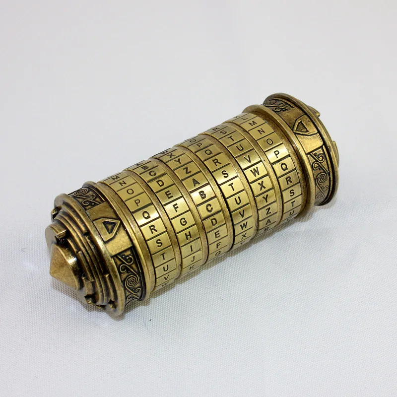 

Retro creative gift code cylinder lock simple romantic gift
