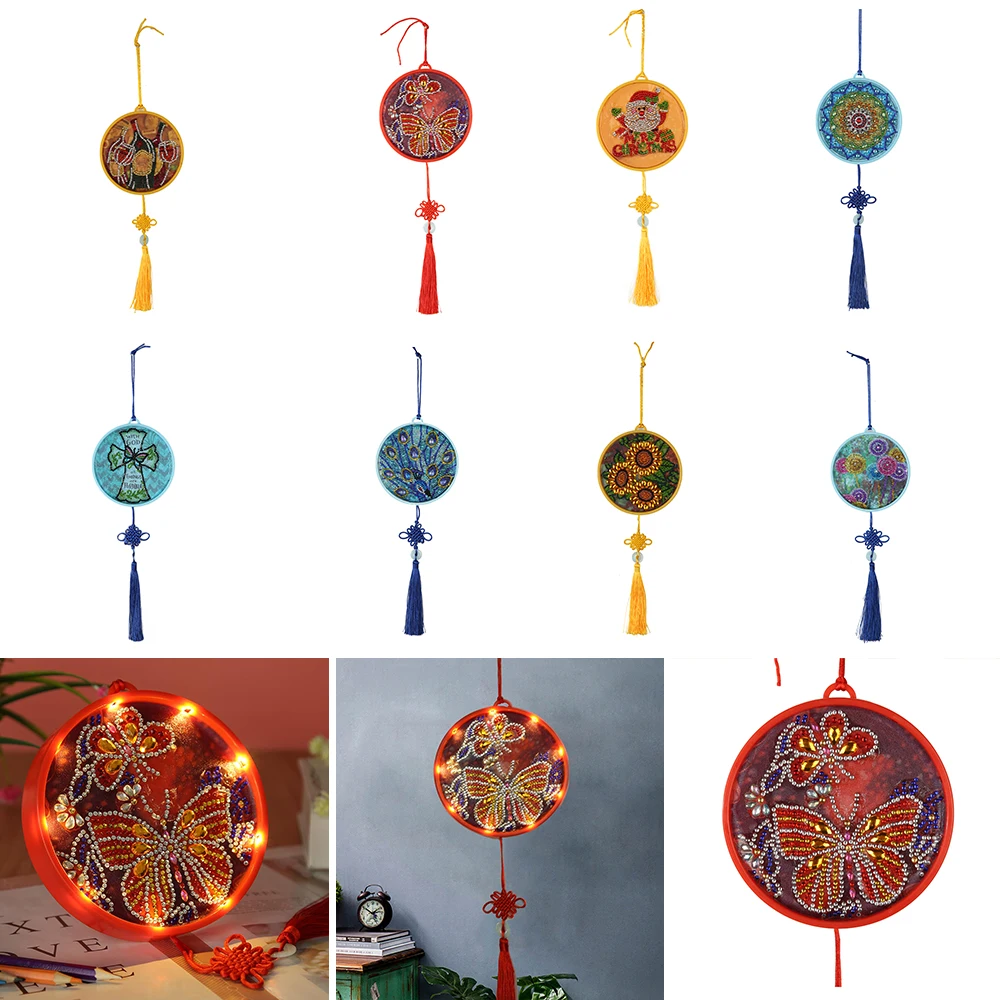 Алмазная живопись сделай сам светодиодный декоративный светильник ночник в виде