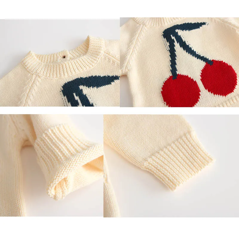 Новинка 2019 Осенние милые платья для маленьких девочек вязаное платье-свитер с