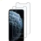 Закаленное стекло с полным покрытием для iPhone 11 Pro X XR XS MAX 12 Pro Max Mini, Защита экрана для iPhone 6 7 8 Plus, стеклянная пленка