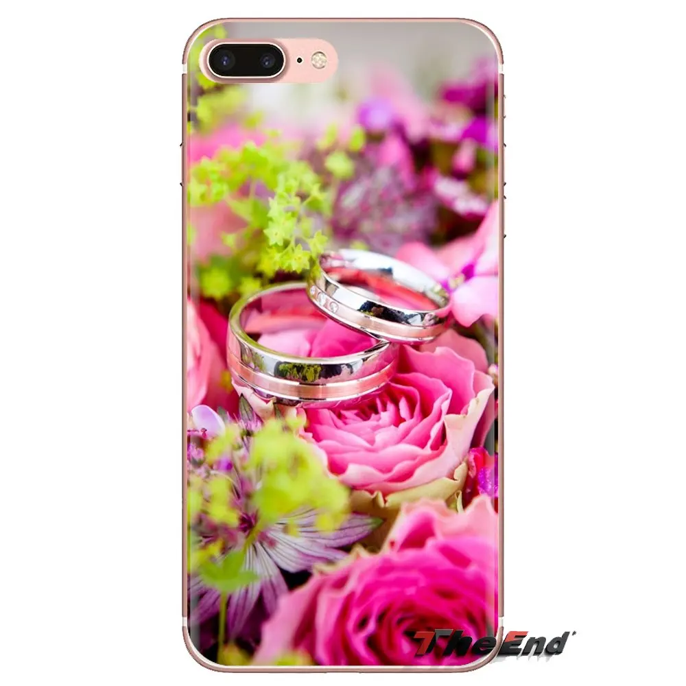Праздничная Свадьба для iPhone XS Max XR X 4 4s 5 5S 5C SE 6 6S 7 8 Plus samsung Galaxy J1 J3 J5 J7 A3 A5 прозрачный
