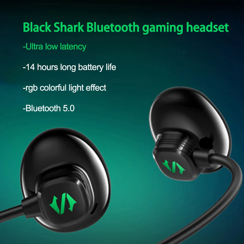 

Original Black Shark 3.5mm Gaming Earphone Half In-Ear Professional PUBG Game Headset For Andriod IOS smart phones Earbuds