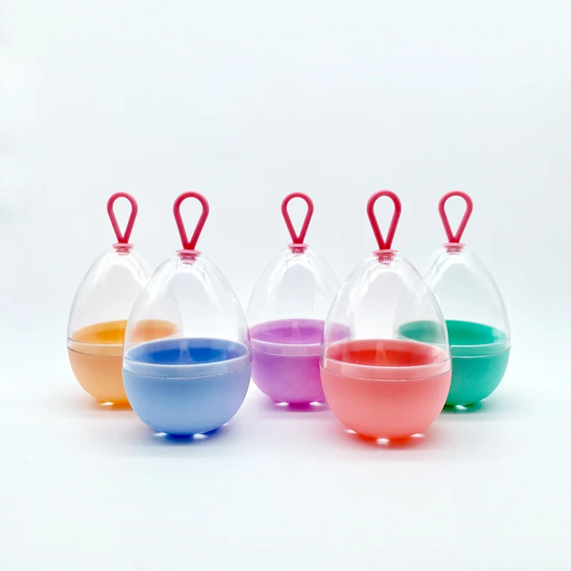 Cosmetic Holder Breathable 1Pcs Hang Hanging Storage Case Sponge Stand Makeup Supplies PET Portable Egg Shaped Rack | Дом и сад
