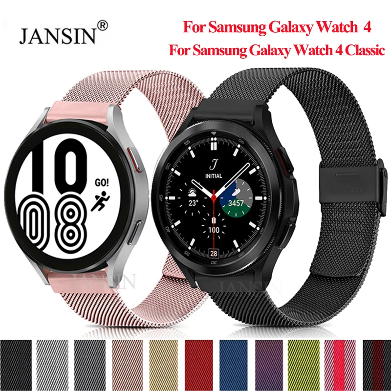 Milanese Band For Samsung Galaxy Watch 5 4 40mm 44mm Stainless Steel Metal Strap For Galaxy Watch 5 Pro 45mm 4 Classic 42mm 46mm