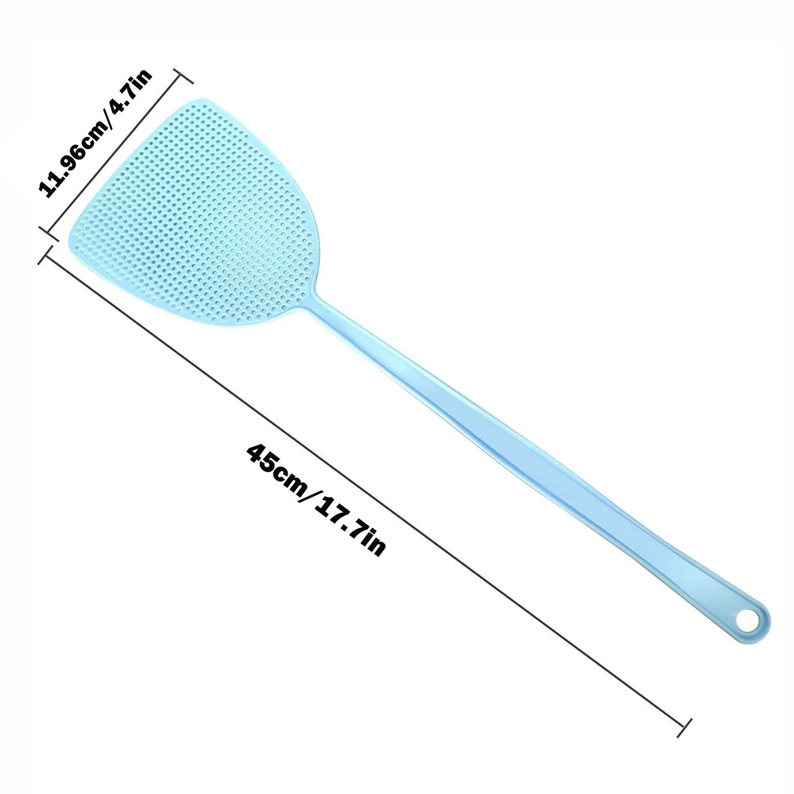 

Hot Sale Fly Swatter Pest Control 4pcs Manual Plastic 17.5' Durable Long Handle plastic useful home outdoor