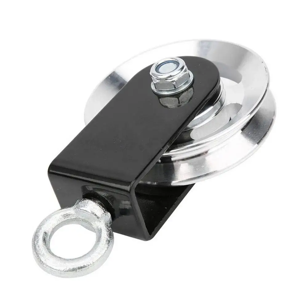 

Pulley Wheel For Cable Machines 90mm Universal Silent Bearing Equipment 160kg/360lbs Pull Down Attachment For Home Garage Door G
