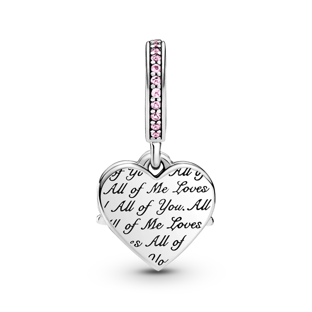 Настоящие 925 стерлингового серебра браслеты с подвесками на День Матери мама